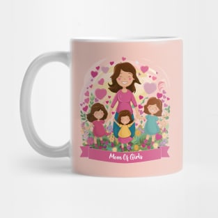 A Colorful Celebration of Motherhood and Daughters Mug